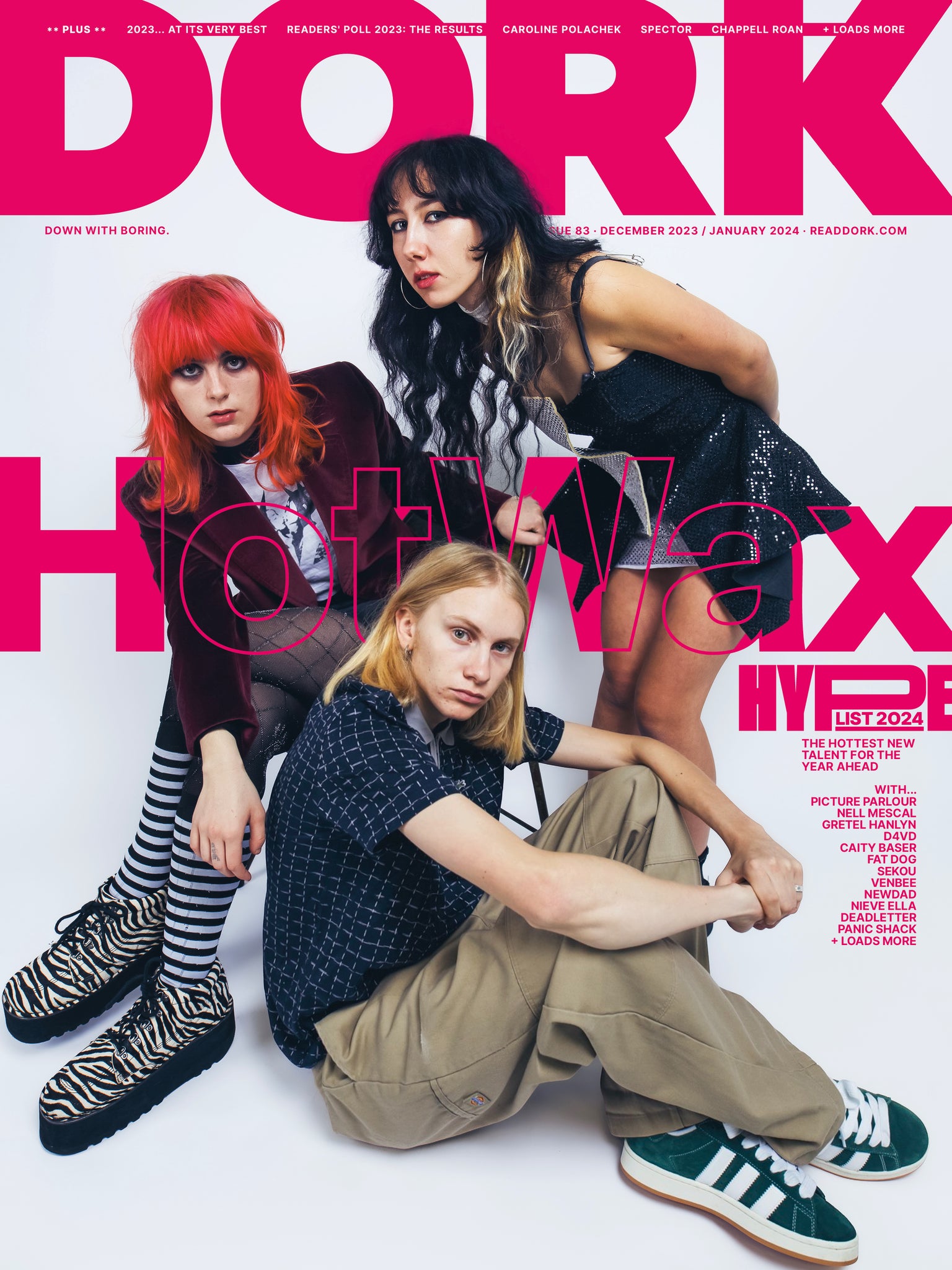 Dork, December 2023 / January 2024 (HotWax cover)